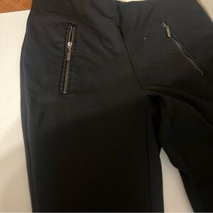 Black Pants with Zipper Pockets